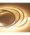 10m AnyCut Neon Flex 10x10 Varm hvit LED strip - 10W/m, 24V, Ingen klippeavstand
