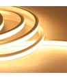 10m AnyCut Neon Flex 10x10 Varm hvit LED strip - 10W/m, 24V, Ingen klippeavstand