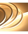10m 10W/m AnyCut Neon Flex 10x10 Varm hvit LED-strip - 24V DC, ingen klippeavstand