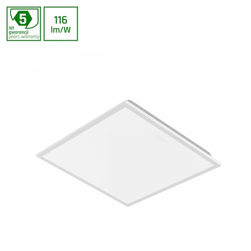 Spectrum 60x60 bakbelyst LED-panel - 40W, IP40, hvit kant