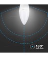 4,5W LED Kertepære E27 - 6500K