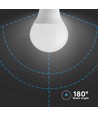 E14 4,5W LED kronepære - P45, 470lm, 4000K, erstatter 40W