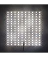 25x25 sammenleggbart 17,5W RGB+CW LED-ark RA95 - 24V DC, IP20