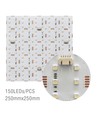 25x25 sammenleggbar RGB+CW LED ark RA95 - 17,5W, IP20, 24V