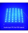 25x25 sammenleggbart 17,5W RGB+CW LED-ark RA95 - 24V DC, IP20