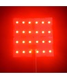 25x25 sammenleggbar RGB+CW LED ark RA95 - 17,5W, IP20, 24V