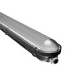 120cm 40W Gigant Pro LED-armatur - Gjennomgangskoblet, 150lm/W, Justerbar Watt, IP66, IK10, Sort
