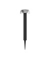 2,5W SOLARA FUNGI LED hagelampe, 3,7V - 200lm, IP44, 2700K, oppladbar, sort