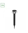 2,5W SOLARA FUNGI LED hagelampe, 3,7V - 200lm, IP44, 2700K, oppladbar, sort