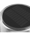 2,5W Solcelle hagelampe med spyd - 3-trinns dimbar, USB-C, IP44 utendørs, sort