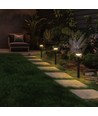 2,5W SOLARA FUNGI LED hagelampe, 3,7V - 200lm, IP44, 2700K, oppladbar, sort