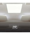 V-Tac 60x60 PHILIPS driver LED-panel - 40W, 120lm/W, 5 års produsentgaranti, hvit kant