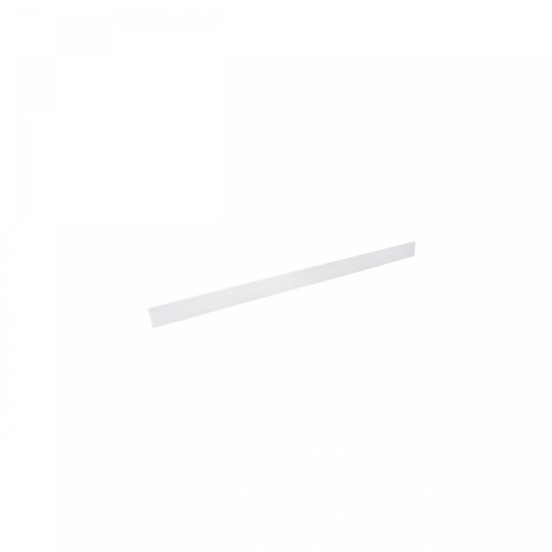 2m hvit profil til LED strips - 2000x9x6.3 mm, PC plast