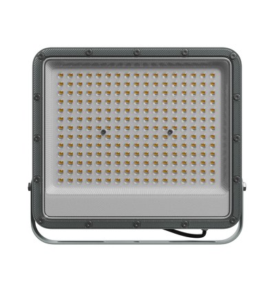 Noctis Max lysarmatur 150W - Kald hvit, 230V, 85°, IP65, 304x269x38 mm, grå.