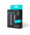 Universal batterilader til Li-ion / IMR - 2 kanaler, 1000mA, Micro USB, LED indikator