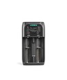 Universal batterilader med LCD display - 2 kanaler, USB-C, Ni-Mh/Li-Ion/LiFePO4, powerbank funksjon