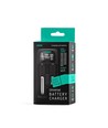 Universal USB-C batterilader - LCD display, 2 kanaler, til Li-ion/Ni-MH/LiFePO4, 5V/2A
