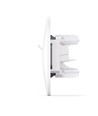BINERA CAT6 enkelt datakontakt - Hvit, RJ45, innfelling, IP20