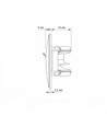 BINERA CAT6 enkelt datakontakt - Hvit, RJ45, innfelling, IP20