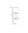 Dobbelt CAT6+CAT6 nettverkskontakt - RJ45, hvit, innfelt, støvdeksel, BINERA-serien