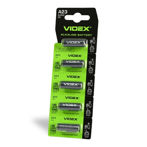 Alkalisk batteri - A23/E23A, 5 stk