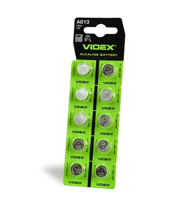 10 stk. AG13/LR44 - Alkalisk batteri