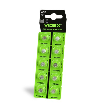 10 stk. AG3/LR41 - Alkalisk batteri