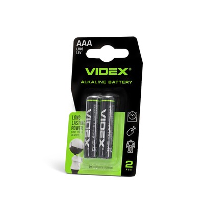 Alkaliske batterier - LR03/AAA, 2 stk