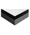 60x60 LED-panel, 40W - Høyde:38mm, 80lm/W, innebygd i sort ramme