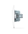 3-kanals bryter - 86x86mm, IP20, hvit
