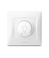 LED-dreiedimmer for europaboks - Maks 200W, hvit
