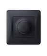 600W LED dimmer for europeisk veggboks - 15-600W, Svart