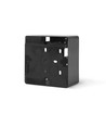 BINERA 1-modul påveggsboks for stikkontakt/bryter - 86x86x45 mm, IP20, sort grafitt