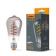 E27 4W ST64 filament LED pære - Grafitt glass, 1800K-2100K, dimbar, flicker free