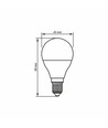 E14 4W LED kronepære - G45, 380lm, flicker free, 4000K nøytral hvit