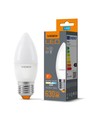 E27 7W LED kronepære - C37, RA90, 4000K, erstatter 50W