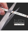 V-Tac 7W/m RGB LED stripe, komplett sett - 5m, 60 LED per meter, inkl. controller og strømforsyning