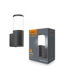 GU10 vegglampe til fasade - Sort, IP54 utendørs, aluminium, uten lyskilde