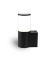 GU10 vegglampe til fasade - Sort, IP54 utendørs, aluminium, uten lyskilde