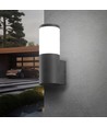 GU10 vegglampe til fasade - Sort, IP54 utendørs, aluminium, uten lyskilde
