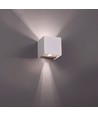 6W opp/ned vegglampe - IP54, 2700K, hvit, opp/ned lys, inkl. lyskilde