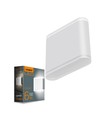 6W vegglampe med opp/ned lys - IP54 utendørs, 2700K, 180°, sort, inkl. lyskilde