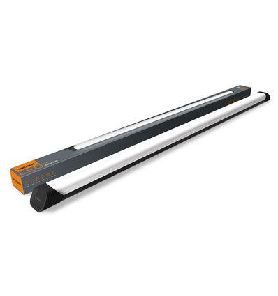 120cm 72W LED-armatur - 5000K, sort, 8000 lumen