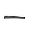 60cm 24W LED lysskinne - 2400lm, 5000K, sort, 5 års garanti, innendørs