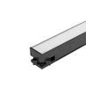 60cm 24W LED lysskinne - 2400lm, 5000K, sort, 5 års garanti, innendørs