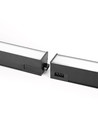60cm 24W LED lysskinne - 2400lm, 5000K, sort, 5 års garanti, innendørs