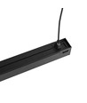 60cm 24W LED lysskinne - 2400lm, 5000K, sort, 5 års garanti, innendørs