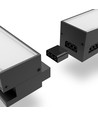 120cm 50W LED lysskinne, sort - 5000lm, IP20, sammenkoblbar, 5 års garanti