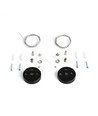 1,5m wireoppheng til LED armaturer - Sort, 2 stk. wire, inkl. monteringssett