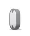 15W LED bulkhead vegg/taklampe - IP65, 1200lm, 5000K, grå, IK07, oval